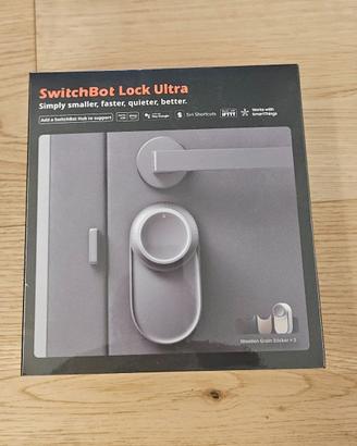 serratura smart SwitchBot Lock Ultra - Silver