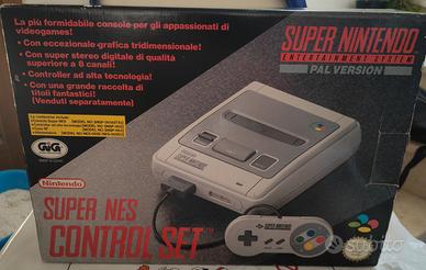 Snes control set GIG boxato e testato 