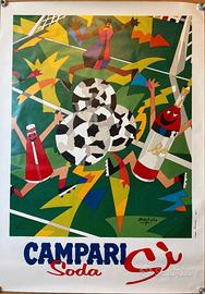 Poster vintage NESPOLO UGO CAMPARI SODA