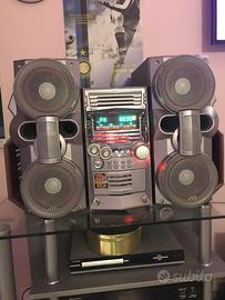 Stereo con casse audio jvc