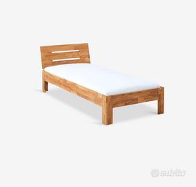 Letto + rete a doghe+ materasso memory foam