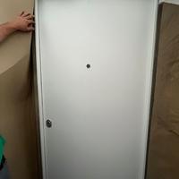 Porta blindata 90 x 210 bianco liscio destra
