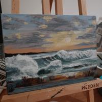 Quadro dipinto a mano su tela – decorazione modern