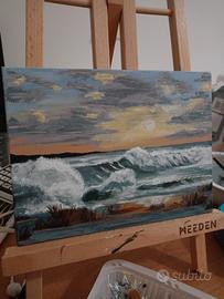 Quadro dipinto a mano su tela – decorazione modern