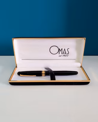 OMAS Extra 555/S anni 50 NOS Oro 14K Scatola origi