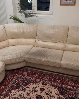 Divano letto in pelle Divani &Divani by Natuzzi