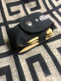 Astuccio in tessuto con palline Golf ed accessori