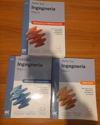 Kit completo Alpha Test Ingegneria TOLC-I (manuale