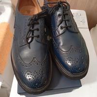Tricker's blu navy pari al Nuovo 12 Uk Fit 5