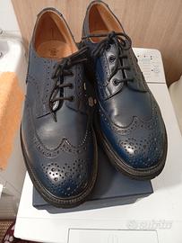 Tricker's blu navy pari al Nuovo 12 Uk Fit 5