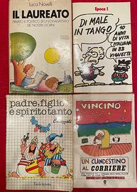 Quattro libri di fumetti di autori iconici italian