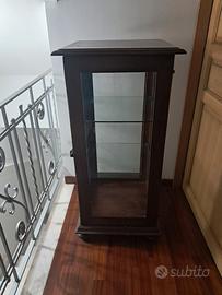 vetrinetta bacheca in legno 