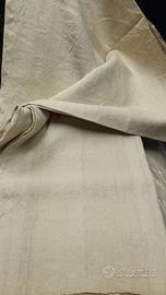 lenzuolo antico fine 800 - inizio 900 in lana grez