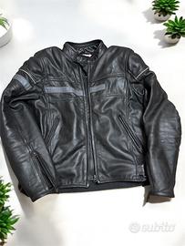 Spike giubbino pelle biker uomo tg 50