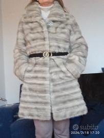 pelliccia di visone grigio 