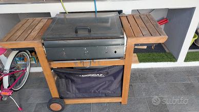 Barbecue a  gas con pietra lavica