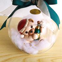 Addobbo natalizio palla di natale + orsetto THUN