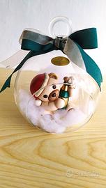 Addobbo natalizio palla di natale + orsetto THUN