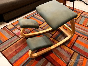 Sedia ergonomica Varier Variable azzurra