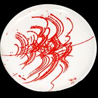 Edgardo Abbozzo piatto di ceramica