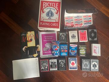 Lotto Carte Poker/Bridge/Prestigiatore/Mago