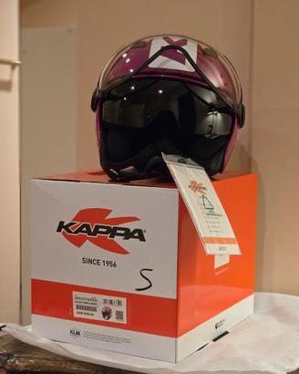 casco demi-jet Kappa KV57 Striker fucsia Small