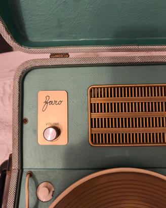 Giradischi portatile Faro vintage-
funzionante