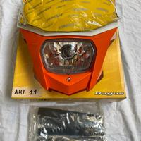 Mascherina Circuit Bagus arancione nuova con faro