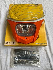 Mascherina Circuit Bagus arancione nuova con faro