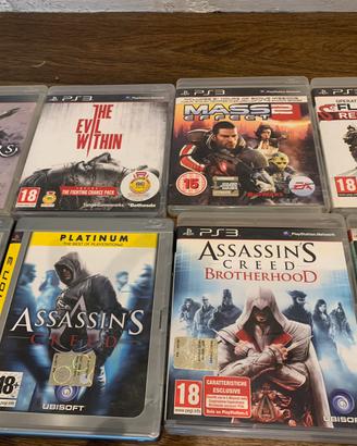 Giochi Playstation 3 lotto 9 giochi