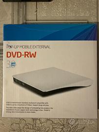 DVD-RW esterno USB 3.2 Plug & Play NUOVO