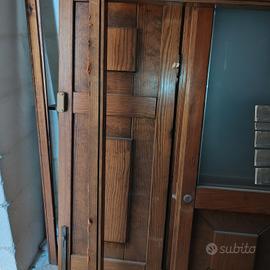 portone in rovere 