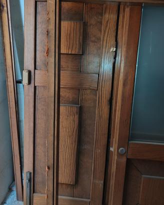 portone in rovere 