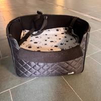 Trasportino/seggiolino per auto cane