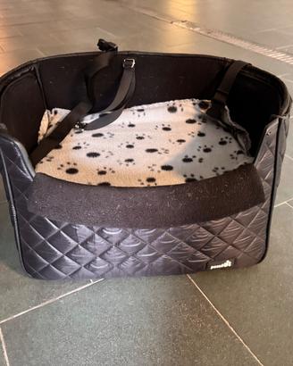 Trasportino/seggiolino per auto cane