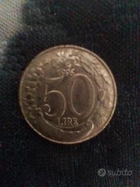 Moneta da 50 Lire del 1996 rara