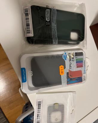 Cover iphone 12/12 pro + vetrino fotocamera