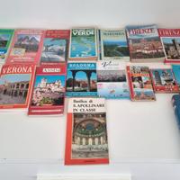 Lotto stock 18 libri guide turistiche cartine