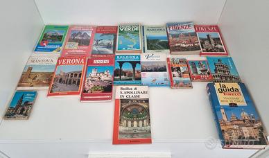 Lotto stock 18 libri guide turistiche cartine