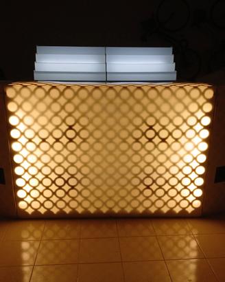 bar da esterno illuminato