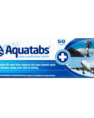 Aquatabs, 50 Pastiglie per purificare l'acqua