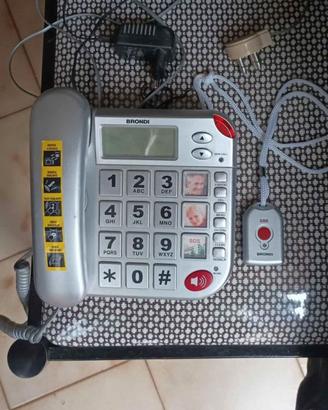 Brondi Super Bravo Plus Telefono a filo senior con
