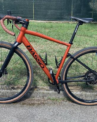 GRAVEL BASSO TERA telaio all/carb.TG M 1,65/1,75cm