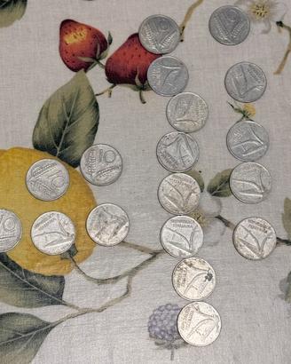 Monete serie 10 Lire 1952/1956