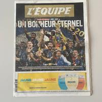 L'Equipe FRANCE Coupe du Monde 16 juillet 2018