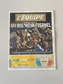 L'Equipe FRANCE Coupe du Monde 16 juillet 2018