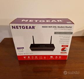 Nuovo modem router DSL net gear N600 wifi