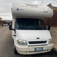 Camper mansardato rimor superbrig 678 portamoto