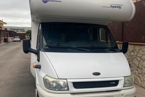 Camper mansardato rimor superbrig 678 portamoto