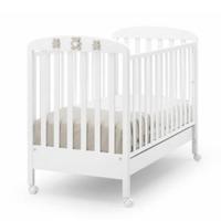 Erbesi Lettino Molly Bianco Tortora con materasso